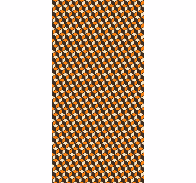 moderná roleta geometrický motív kocky - Tenstickers