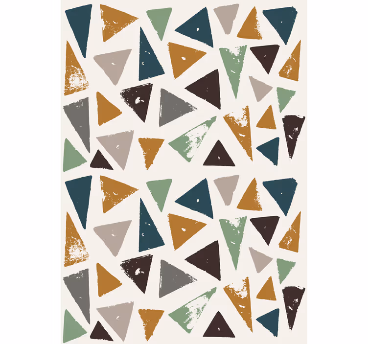 roleta do spálne motív geometrického trojuholníka - Tenstickers