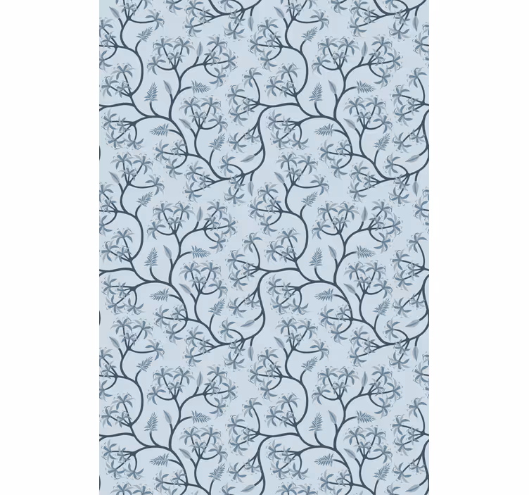 roleta na okno kvety elegantný botanický vzor - Tenstickers