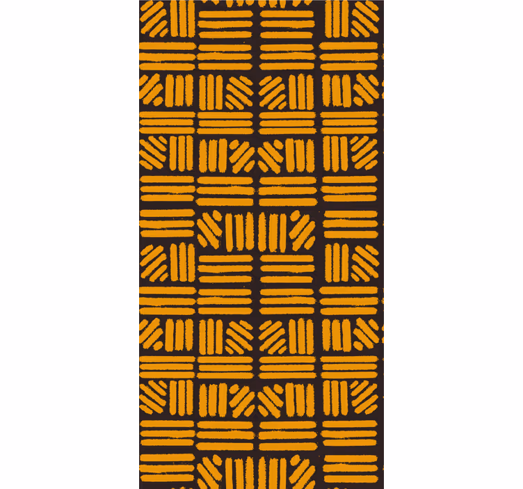 vzorovaná roleta geometrický žltý vzor - Tenstickers