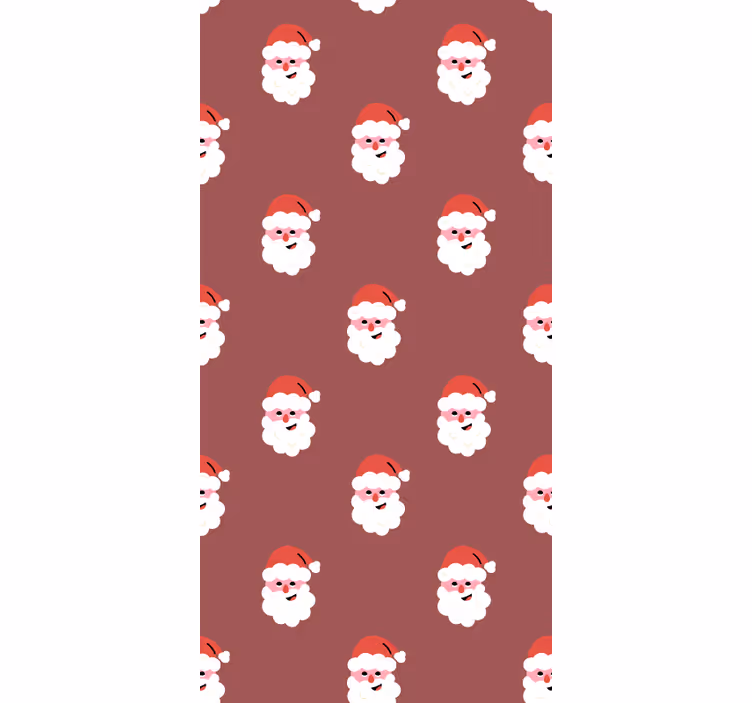 Santa claus červený vzor textúra Rolety - Tenstickers