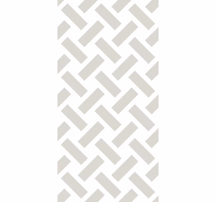 Geometrický biely štvorcový vzor Rolety - Tenstickers