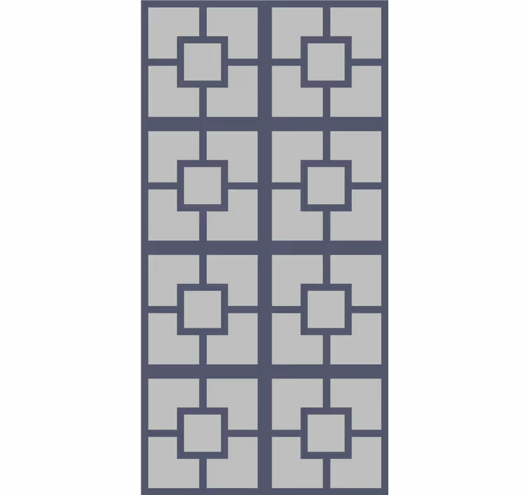 moderná roleta geometrický štvorcový motív - Tenstickers