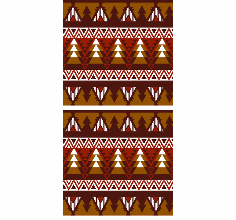 škandinávska roleta geometrický lesný vzor - Tenstickers