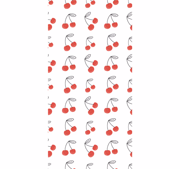 roleta na okno ovocie vzor čerešňového ovocia - Tenstickers