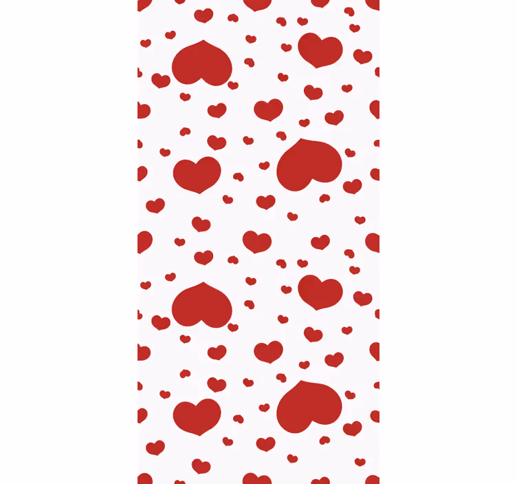 Roleta láska srdcový vzor dekorácie - Tenstickers