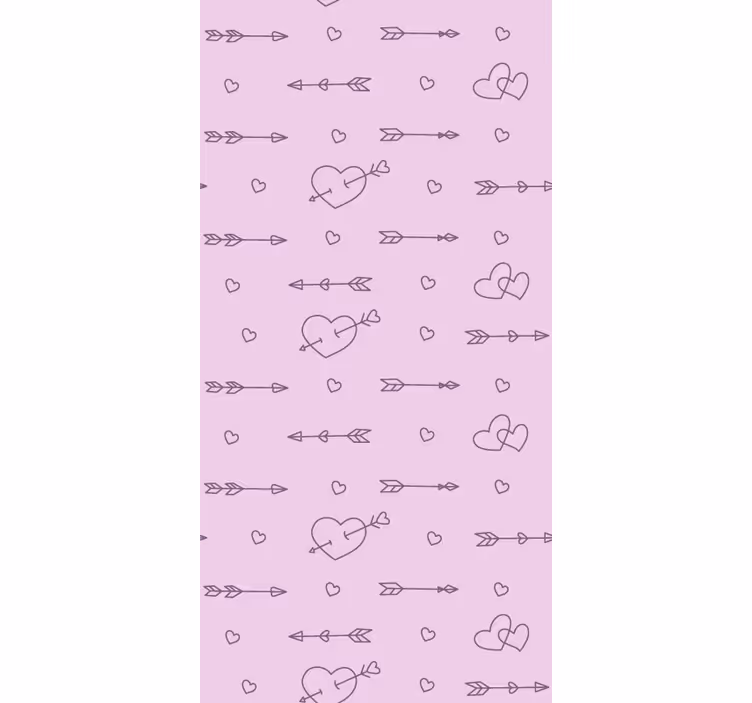 Roleta láska srdcia a šípy - Tenstickers