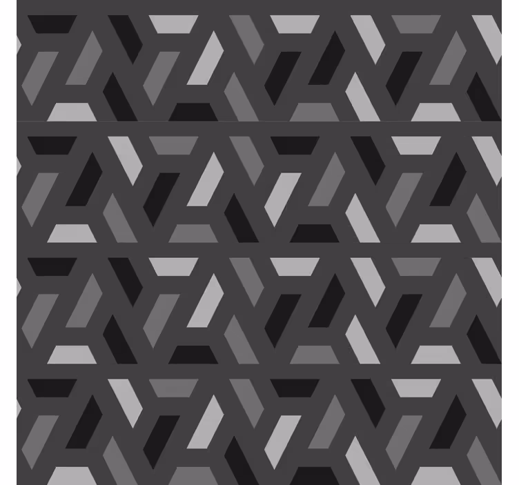roleta do obývačky geometrické trojuholníky čierne tóny - Tenstickers