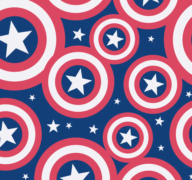 roleta so superhrdinami amerika zaoblený štít - Tenstickers