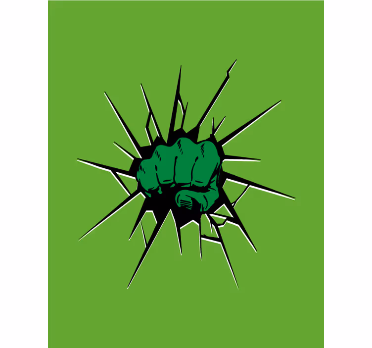 roleta so superhrdinami zelená päsť - Tenstickers