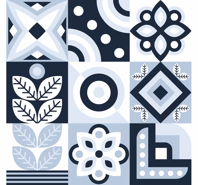 severská roleta vzor dlaždíc - Tenstickers