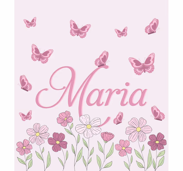 roleta na mieru kvety a motýle - Tenstickers