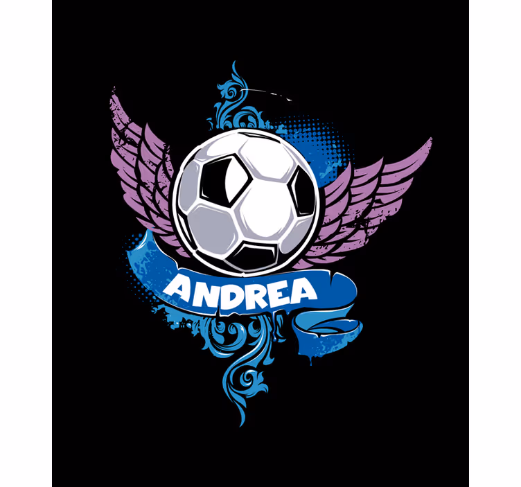 roleta futbal lietajúca lopta s menom - Tenstickers