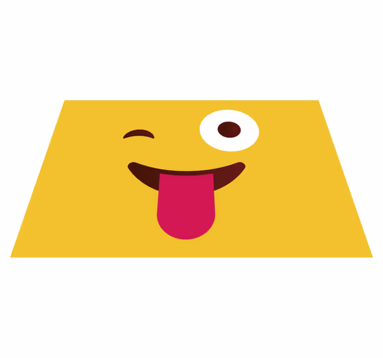 Moderné emodži žmurkajúce tváre pre deti - Tenstickers
