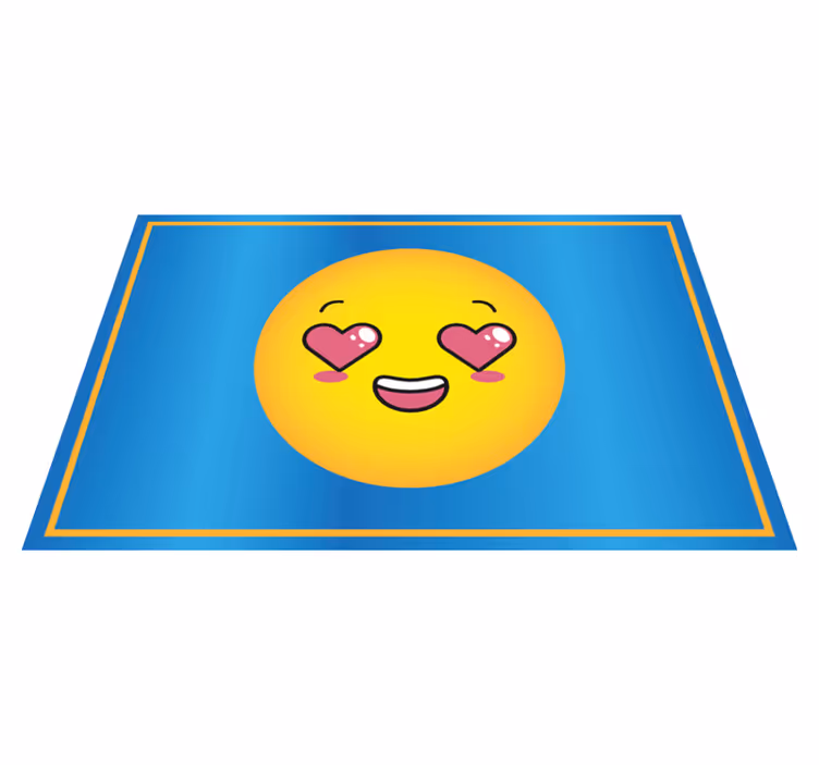 Srdce oči emodži detské prestierania - Tenstickers