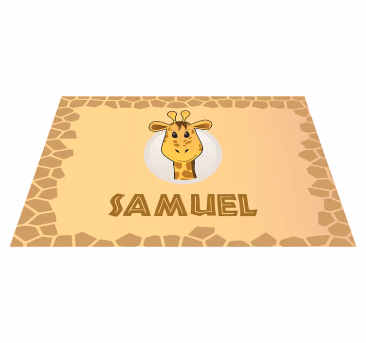 Choďte jesť prestieranie s meniteľným menom - Tenstickers