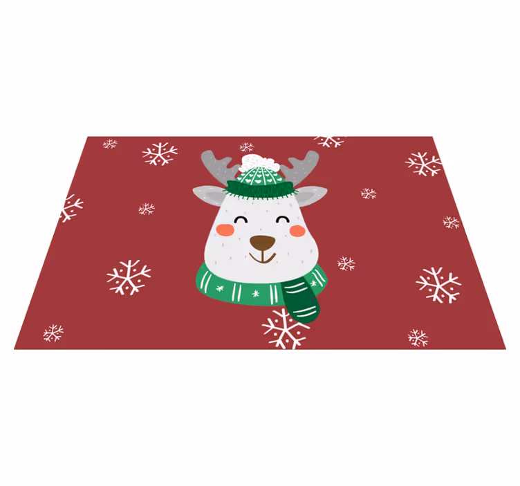Vianočné jeleňové podložky pre deti - Tenstickers