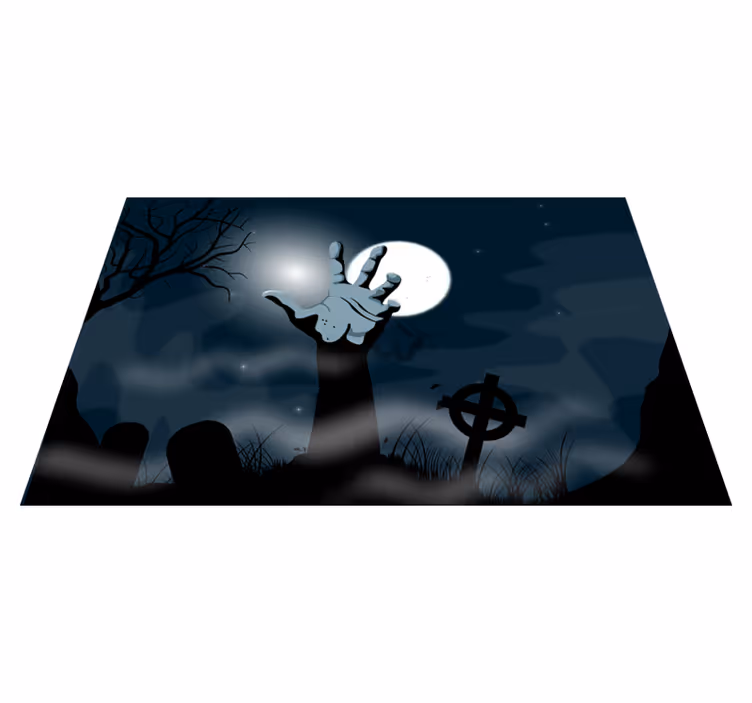 Halloweenske prestieranie strašidelný cintorín - Tenstickers