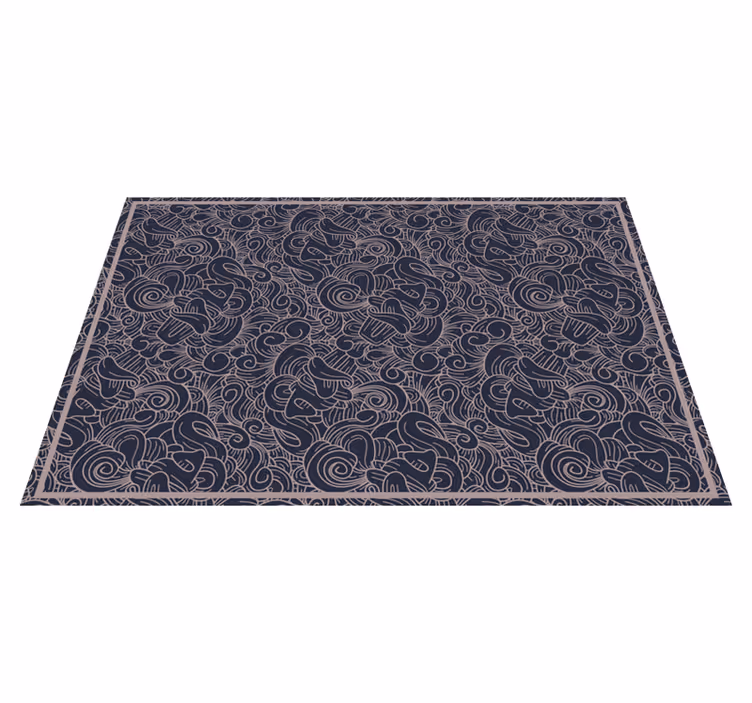 Abstraktné paisley tlačí prestieranie paisley - Tenstickers
