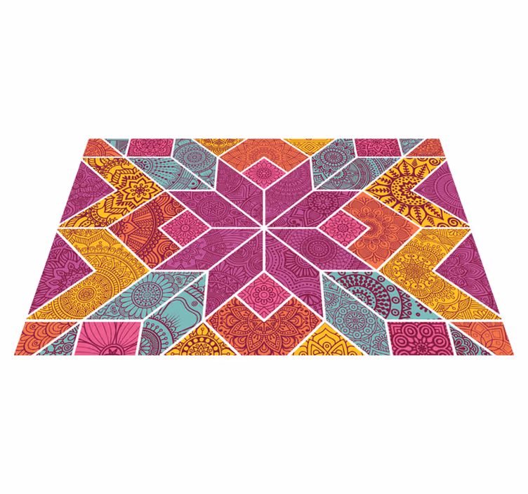 Prestieranie mozaiky paisley - Tenstickers