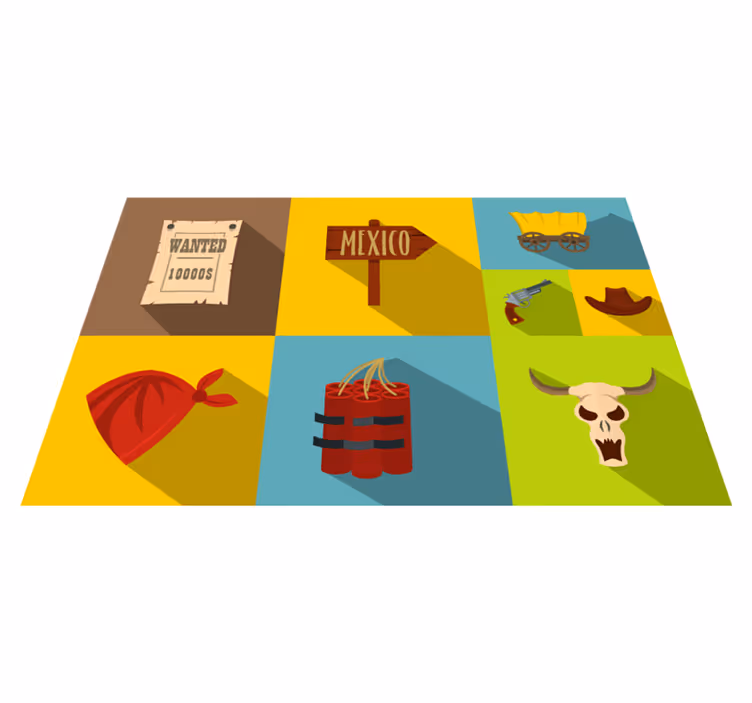 Originálne prestieranie s mexickou tematikou - Tenstickers
