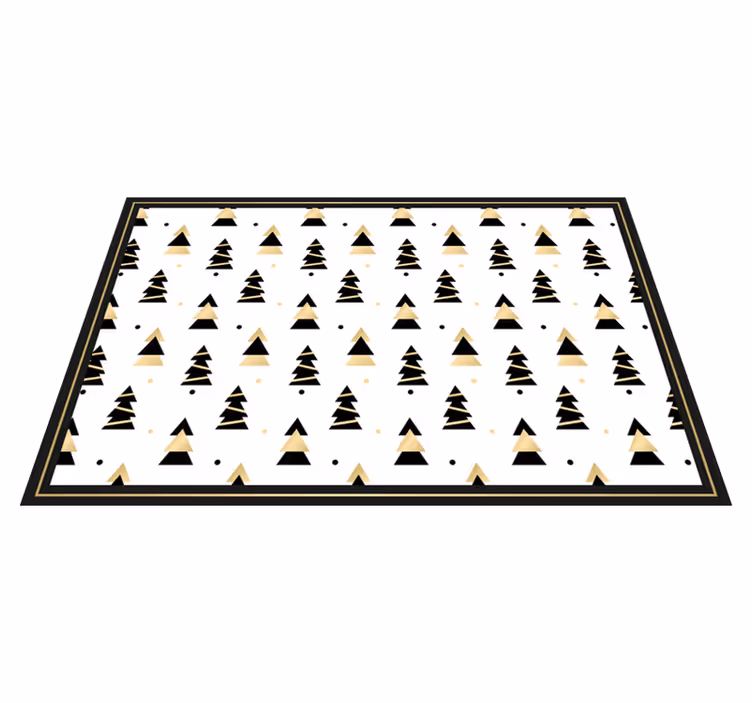Vianočné elegantné prestieranie so vzorom stromu - Tenstickers