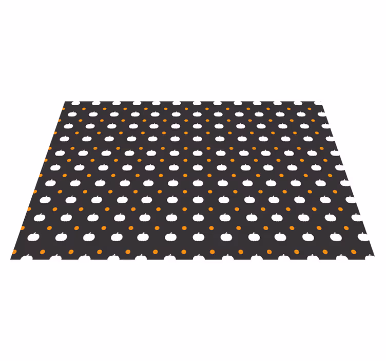Tekvica a polka dot prestieranie - Tenstickers