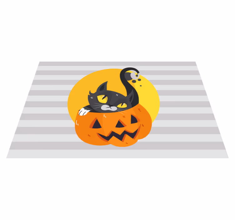 Tekvica a prestieranie pre čiernu mačku - Tenstickers