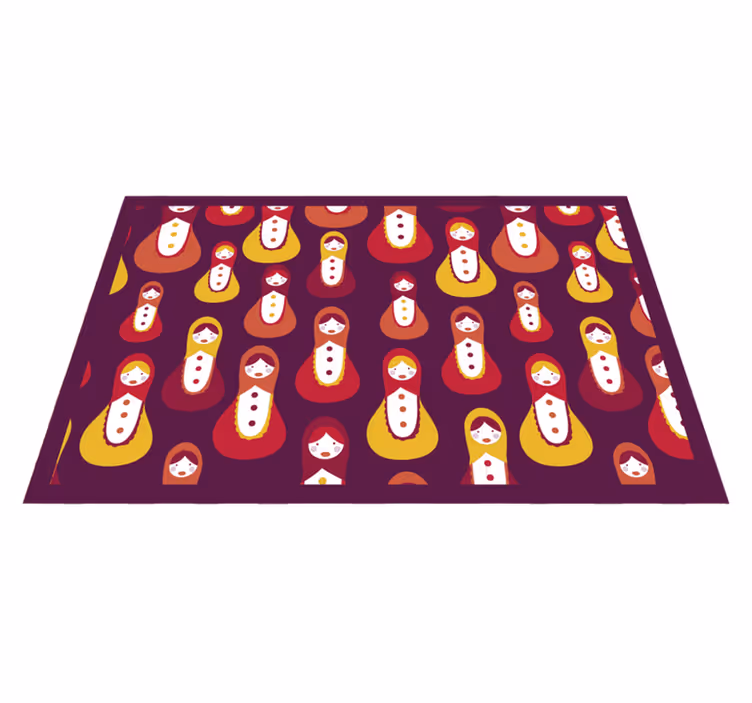 Matrioska vzor domáce prestierania - Tenstickers