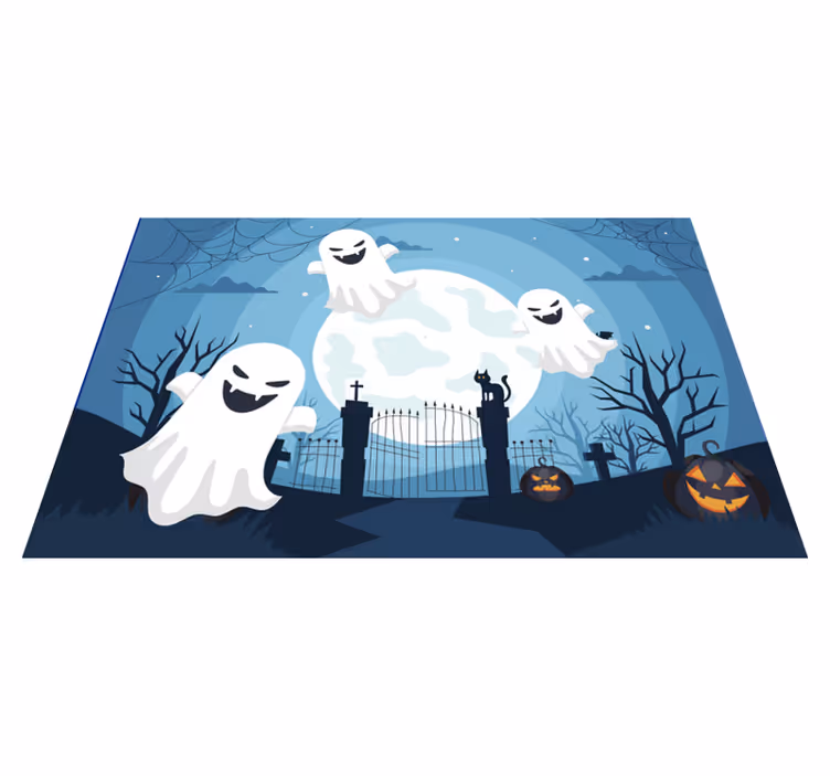 Strašidelné strašidlá halloween prestieranie - Tenstickers