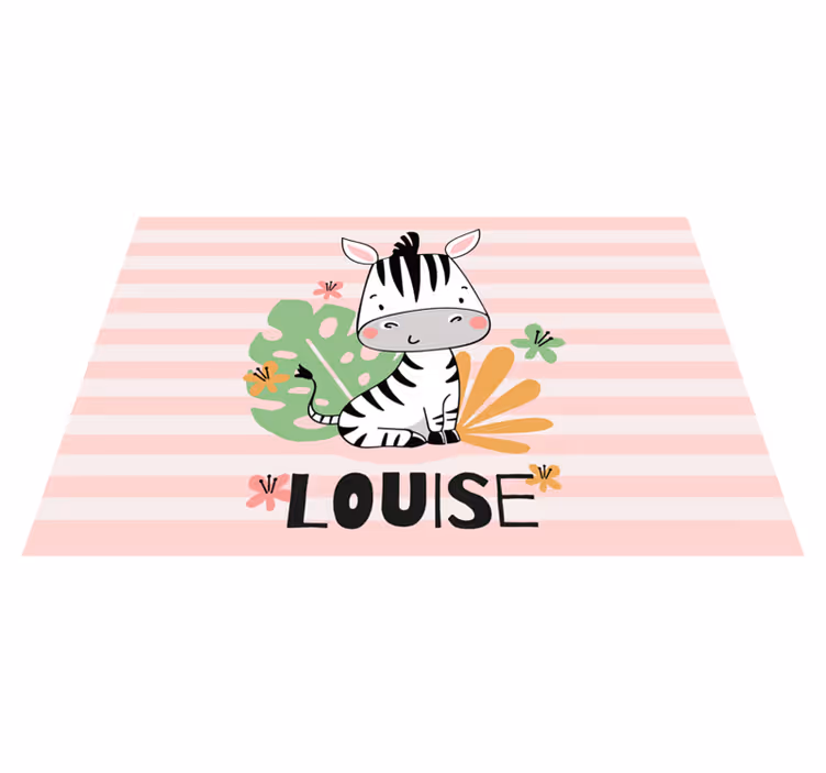 Zebra prispôsobené prestierania - Tenstickers