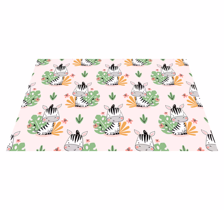 Krásna zebra pre deti zebra prestieranie - Tenstickers