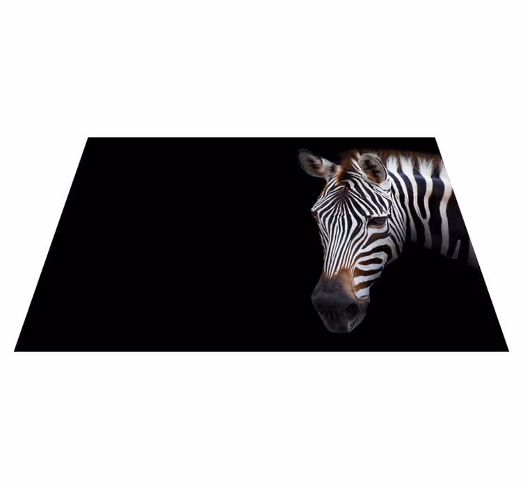 Realistický obraz zebra prestierania - Tenstickers