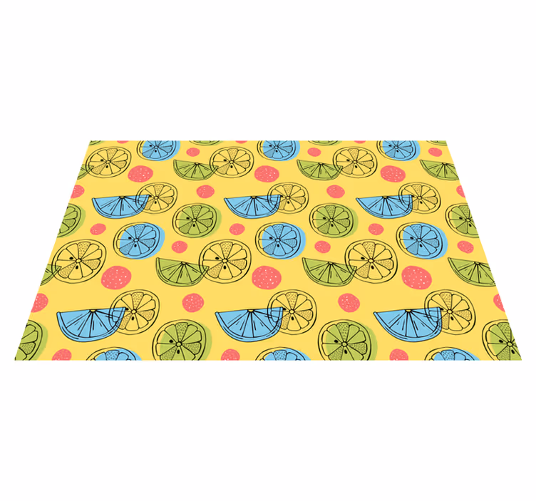 Originálne prestieranie s citrusovým vzorom - Tenstickers