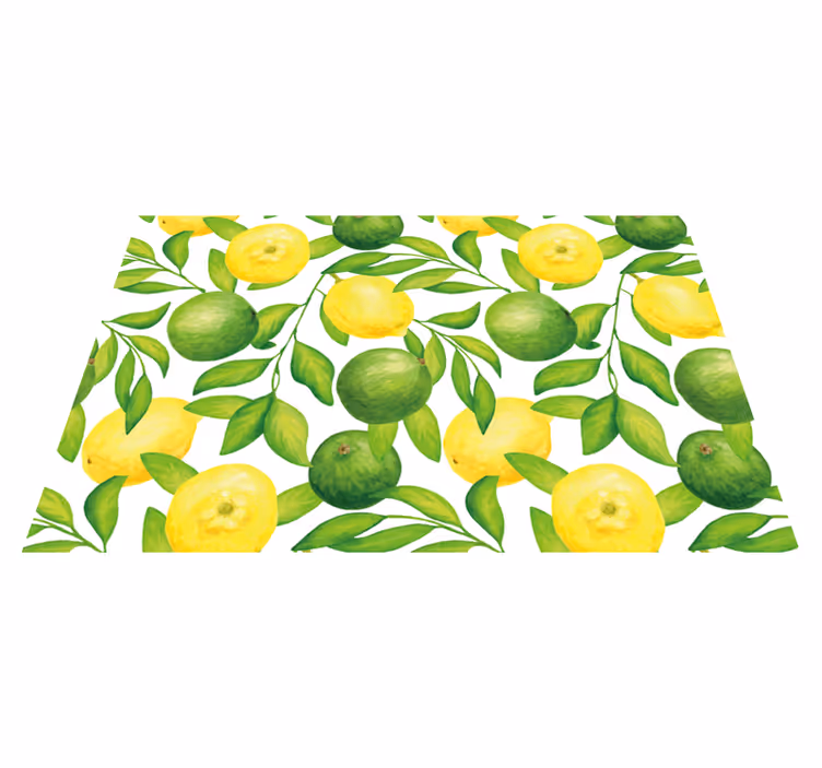 Citróny a limetky citrusové prestieranie - Tenstickers