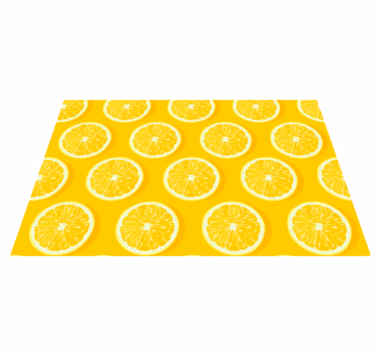 Originálne prestieranie jasné citrónové plátky - Tenstickers
