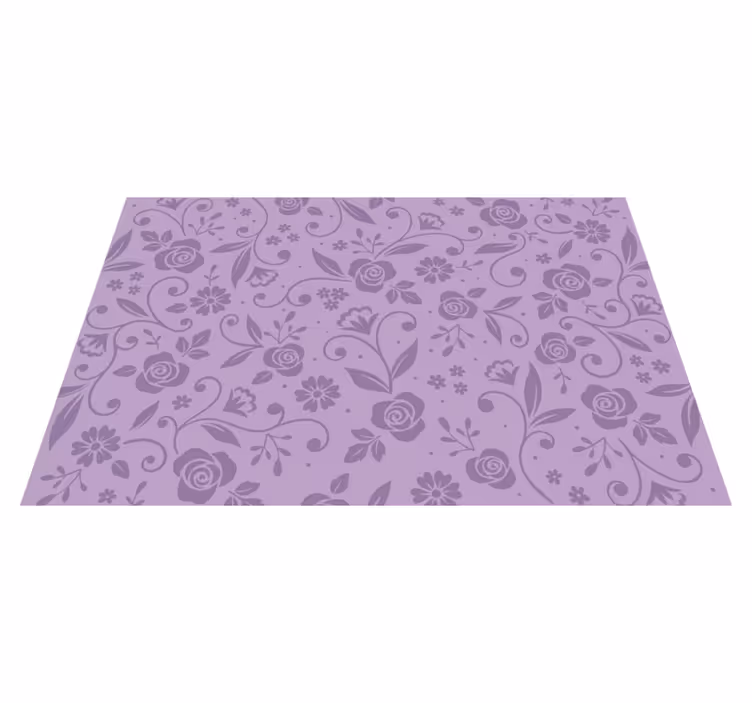 Fialové kvety elegantné prestieranie - Tenstickers