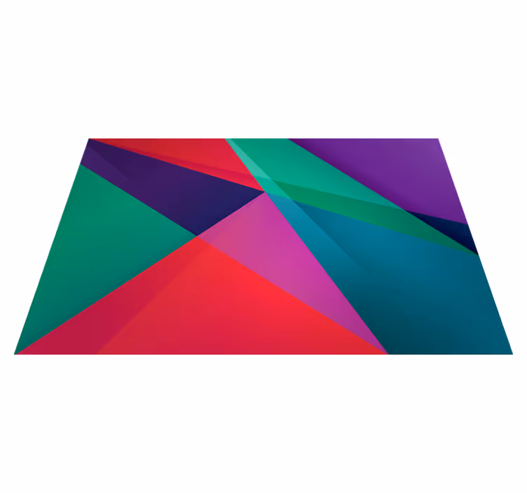 Moderné prestieranie na stôl geometrický farebný dizajn - Tenstickers