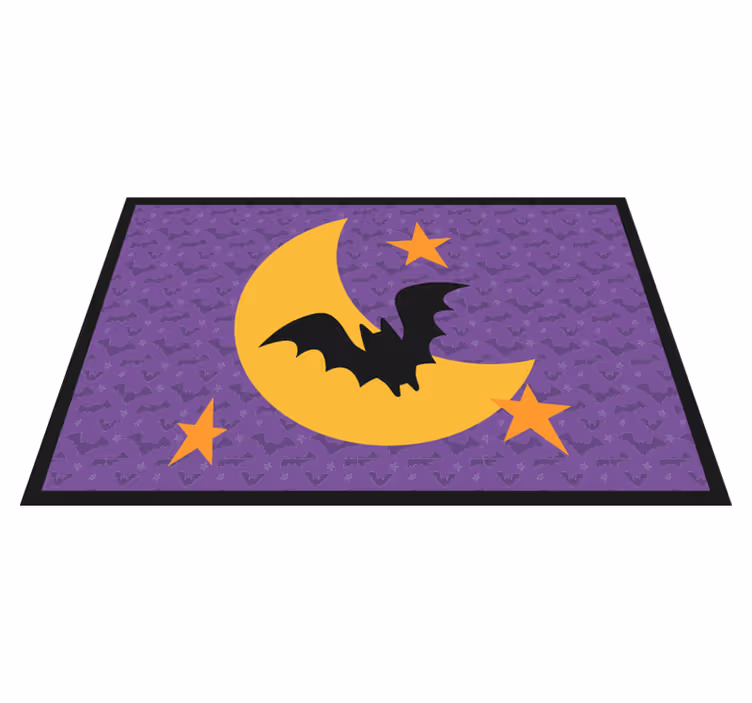 Mesačné hviezdy a netopiere na halloween - Tenstickers