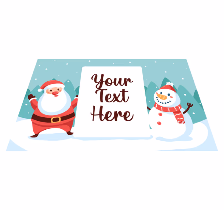 Prispôsobiteľné menom santa claus - Tenstickers