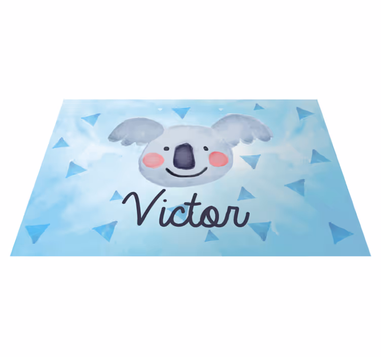 Detské prestieranie s roztomilou tvárou koaly - Tenstickers