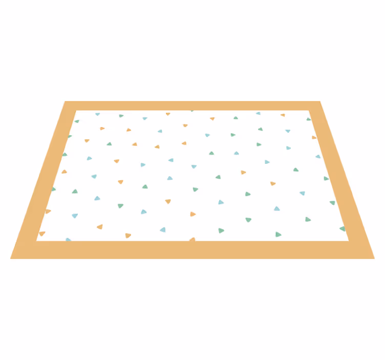 Minimalistické trojuholníky pôvodné prestierania - Tenstickers
