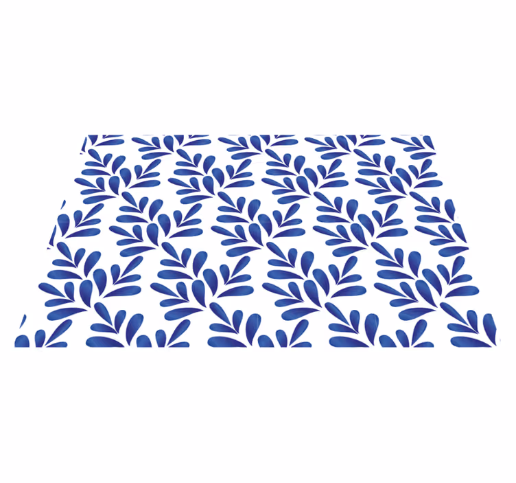 Modrý porcelán elegantné prestieranie - Tenstickers