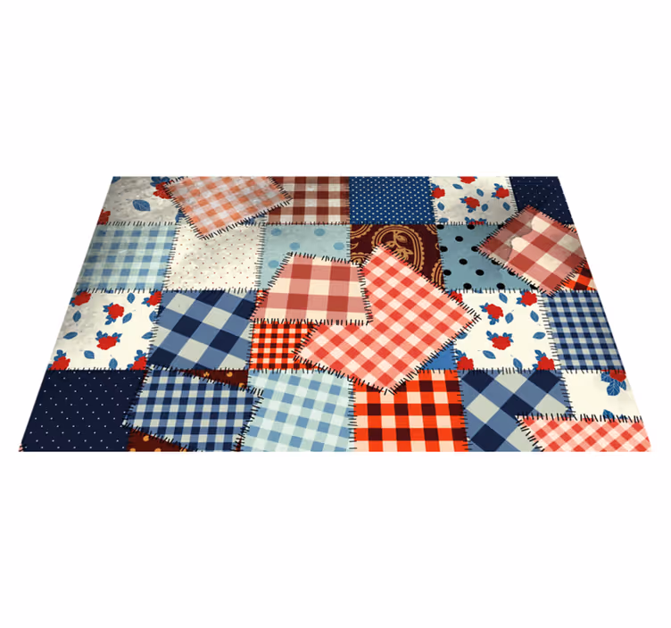 Patchwork rôzne vzory originálne prestierania - Tenstickers