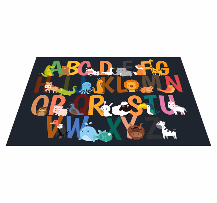 Abeceda zvierat anglicke deti prestieranie - Tenstickers