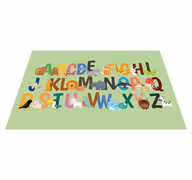 Zvieracie abecedy de deti prestierania - Tenstickers