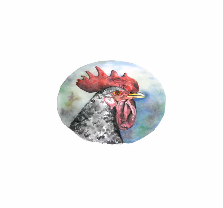 Maľované kohúty originálne prestierania - Tenstickers