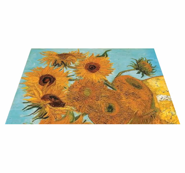Van goghovské slnečnice kvetinové prestierania - Tenstickers