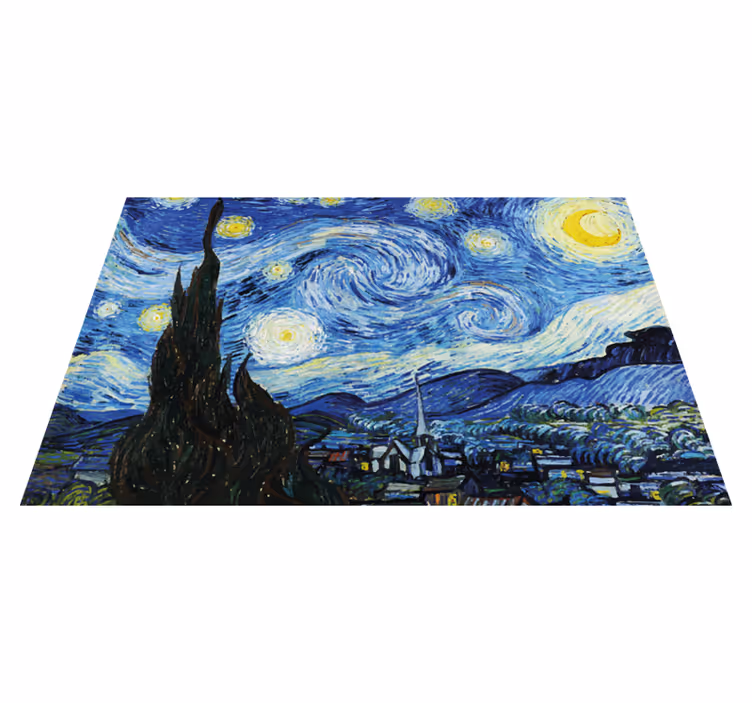 Van goghova hviezdna noc originálne prestierania - Tenstickers