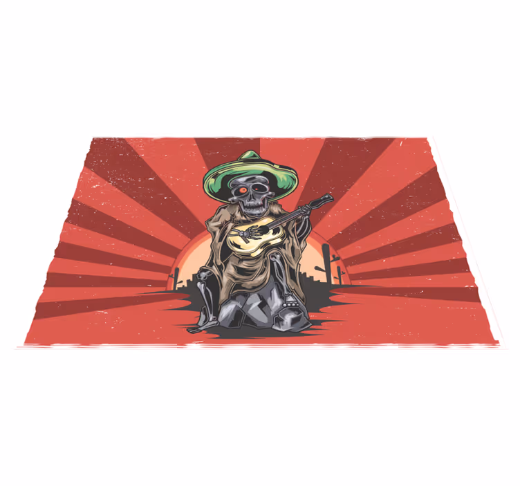 Halloweenske prestieranie s kostlivcom mariachi hudobníkom - Tenstickers